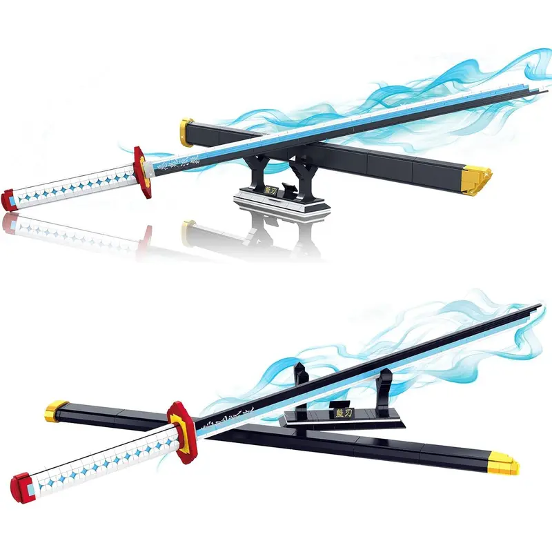 Demon Slayer Tomioka Giyuu Sword Building Set, 710Pcs Toy Building Set Toy  Anime, Katana Building Set, Gift for Anime Fans