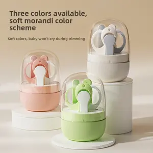 Langkes Premium Baby Nail Clippers Set Safe Infant Nail Scissors Trimmer Kit with Anti Pinch Guard for Newborn Toddler Children Manicure Care Tools