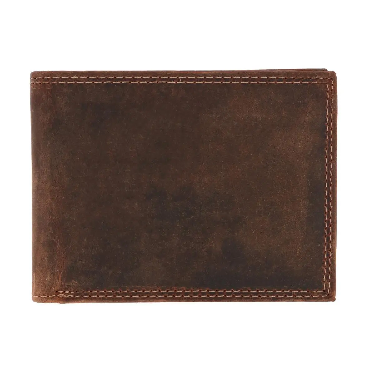 CTM Men's Durable Leather Business Minimalist Bifold Wallet, RFID-Safe Anti Theft Protection for Cards and Cash