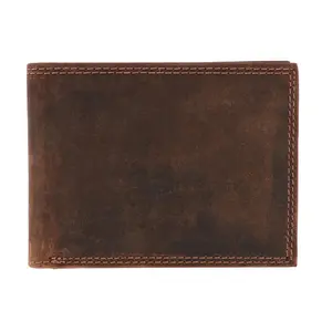 CTM Men's Leather RFID Bifold Wallet