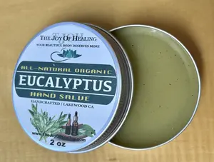 All-Natural Handcrafted Eucalyptus Organic Hand Salve for Hard Working Hands