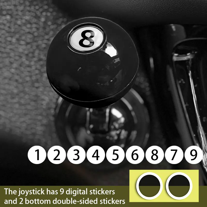Metal Car Push Start Button Cover, Car Push to Start Button Rocker, Car Joystick Auto Starter Protector,Metal Ball-bar Automotive One-Touch Push to Start Accessories