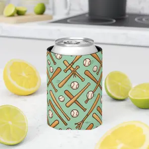 Baseball Bats and Balls Can Cooler | Sports Beverage Insulator