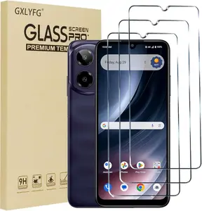 3 Pack Tempered Glass Screen Protectors Compatible with Cricket Icon Plus 2026/AT&T Verge 2, Anti Scratch, Bubble Free, 9H Hardness