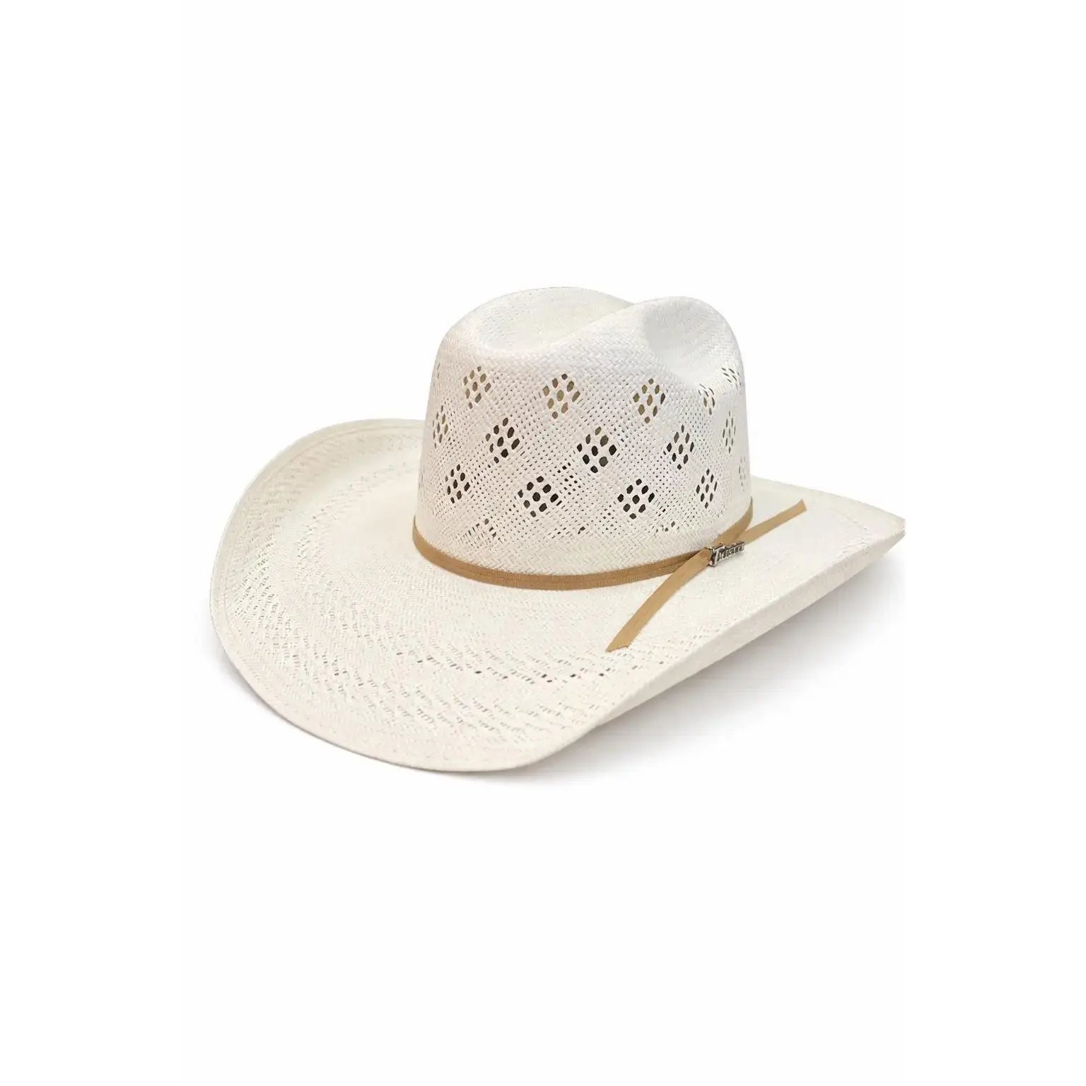 Twister 20X Straw Cowboy Hat – Vented Crown Western Summer Hat 4 1/4 Brim