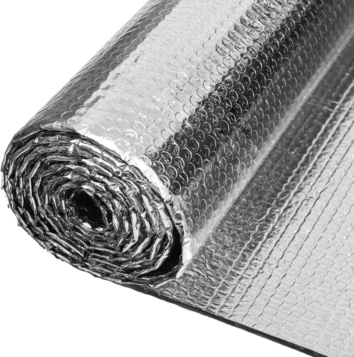 Double Reflective Insulation 48 in X 10 FT RV Window Insulation for Summer Heat Reflective Window Film for Roof, , Garage Doors