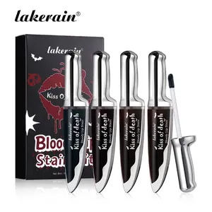 4-Pack Creative Color-Changing Matte Liquid Lip Gloss Set Lip Kit – Highly Pigmented, Intensely Pigmented, Waterproof & Smudge-Proof Lip Stain, Long-Lasting Wear for Mysterious & Alluring Makeup, Perfect for Parties & All Skin Tones