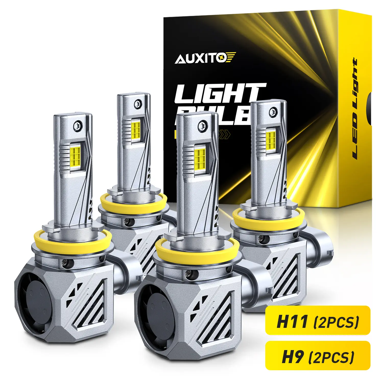 【ULTRA HEADLIGHT】For 2013-2019 Nissan Sentra LED Headlight Bulbs -H9 High Beam+H11 Low Beam LED Bulbs,58000LM 6500K Cool White,70,000Hrs Long Service Life with Cooling Fans,No error,CANBUS Ready,No Flickering, Plug and Play