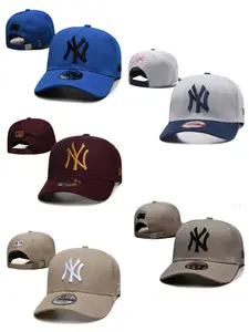 New Era Style NY Baseball Cap MLB Dodgers Streetwear Sport Hat Khaki Cotton Trucker Hat