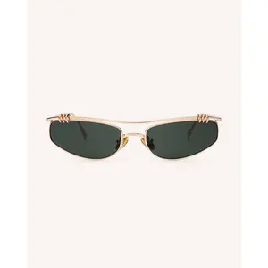 DEZI LINKED UP - Rectangular Metal Sunglasses