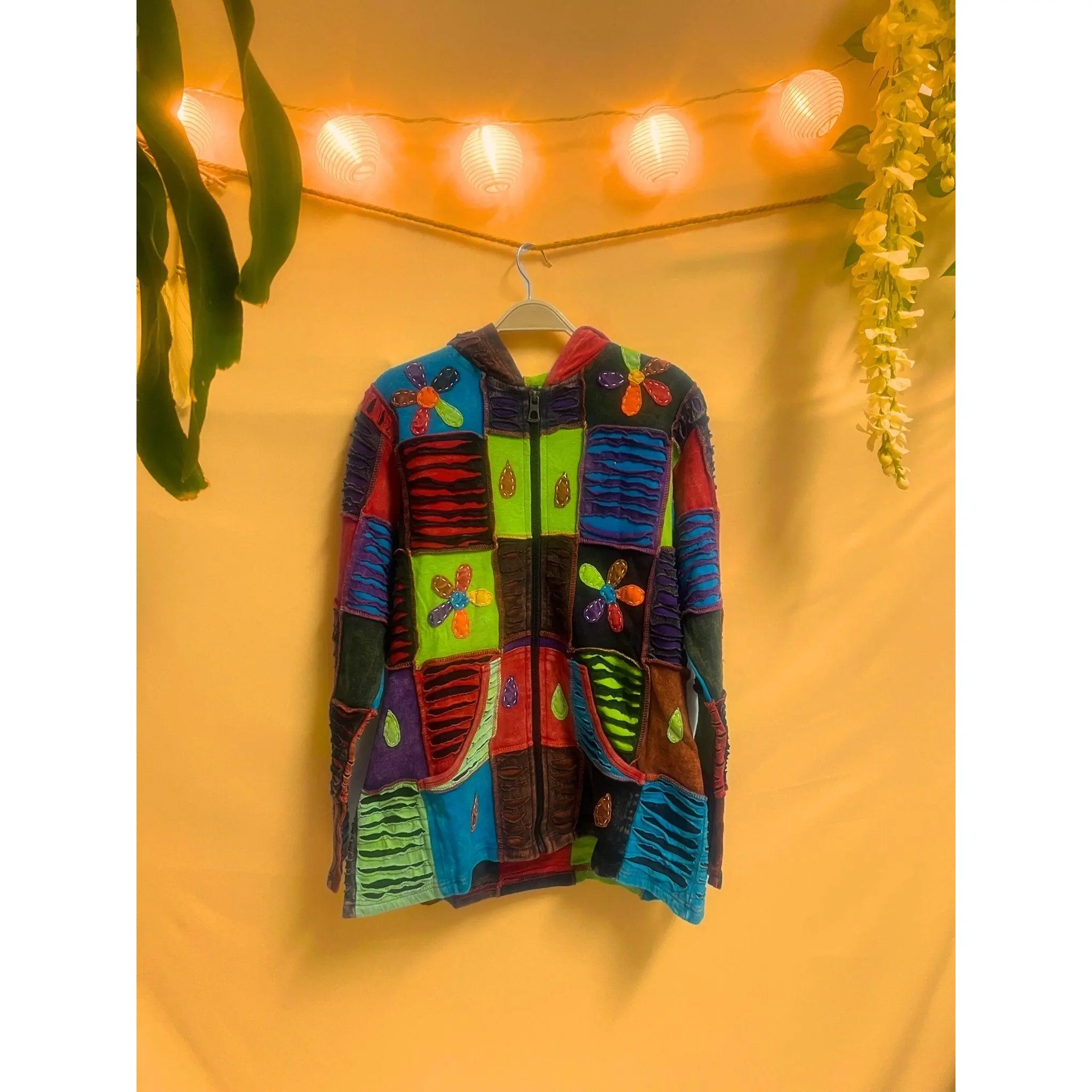 Embroidered Patchwork Jacket