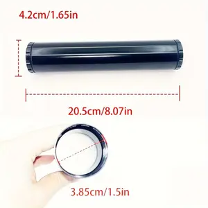 8 Inch Aluminum Alloy Moisture Proof Storage Tube, Multi-Functional Outdoor Storage Solution for Fishing, Hiking & Camping