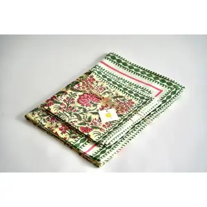 Green Floral Tablecloth