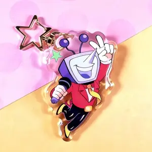 Tenna Keychain, Tenna Deltarune Acrylic Keychain, Unique Keychains for Personal Style, Cute Keychains for Bags and Keys, Durable, Lightweight and Perfect for Personal Style, Collecting and Gifting