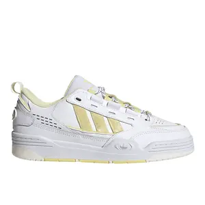 adidas Womens Adi2000 Lace Up Sneakers Shoes Casual - White, Yellow