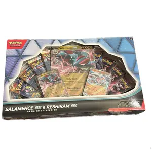 Pokemon TCG: Salamance Ex & Reshiram Ex Premium Collection Box