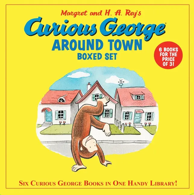 Curious George Around Town 6-Book Box Set: 6 Favorite 8x8s! (Curious George) by H. A. Rey [Paperback Book]