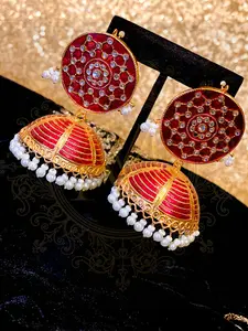 Meenakari Jhumka