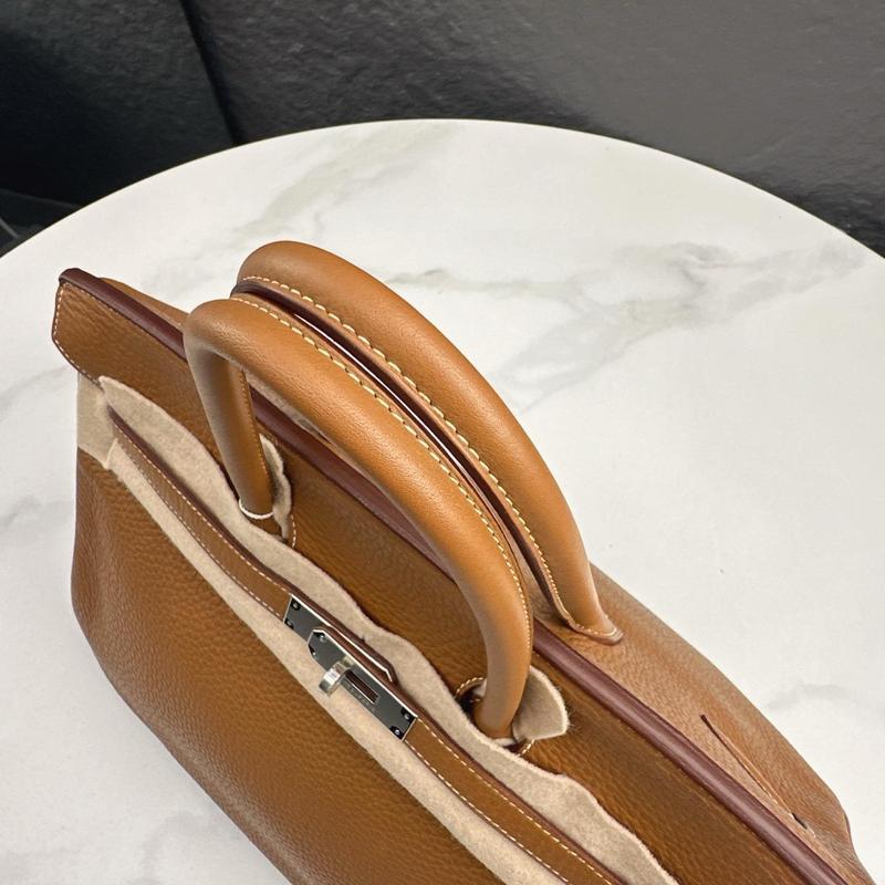 Pre-owned Hermes Leather tote bags Birkin 35 Togo 37 Gold (mk103793)