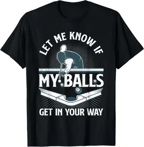100% cotton Unisex Funny Billiards Design for Men Women Billiard Pool Player T-Shirt