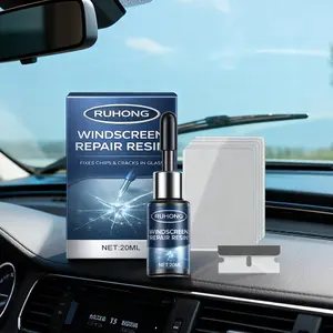 Car Windshield Repair Kit – DIY Glass Crack Fixer, Windscreen Repair Resin, Auto Glass Restoration, Chip & Crack Repair, Windshield Fixer & Resin for Effective Glass Repair