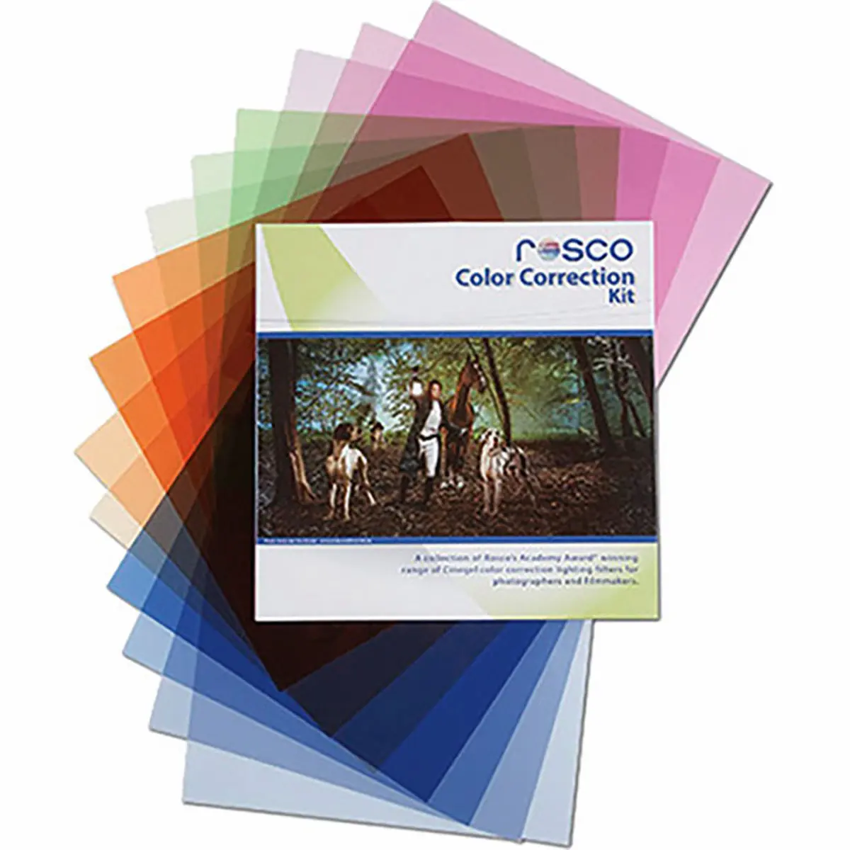Rosco Durable 12x12" Camera Color Correction Filter Kit, Essential Camera Accessories for Photographers and Filmmakers