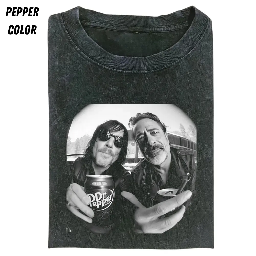 The Walking Dead T-Shirt, Daryl Dixon Vintage Tee, Norman Reedus Jeffrey Dean Morgan Shirt, Unisex Grunge Fan Top, Movies Tee, Unisex Meme Cringe Funny Dumb Shirt, TV Show Fan Tee, Funny Graphic Tee Streetwear
