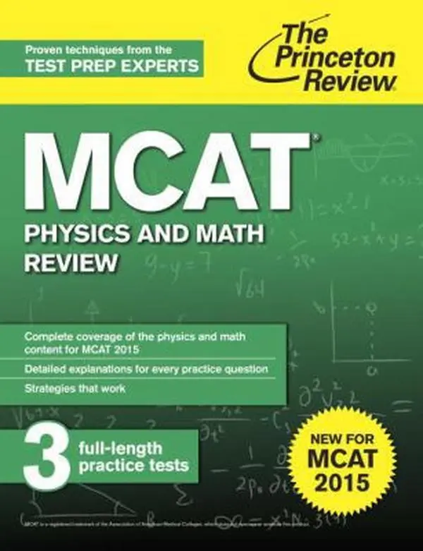 USED-MCAT Physics and Math Review: New for MCAT 2015 (Graduate School Test Preparation) by Princeton Review (Paperback)