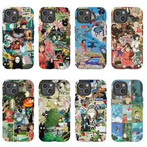 Studio Ghibli Collage phone Cases For iPhone 12,13,14,15,16,17 Promax Pro Plus,It's a great gift for a good friend,gift for him for her Best Gift