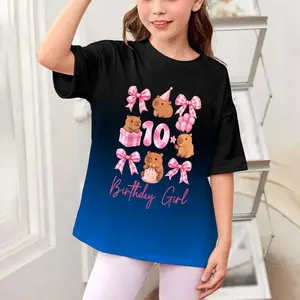 Kids Kawaii Cat Strawberry Milk Aesthetic T-Shirt