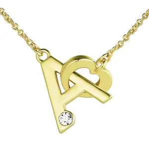 Initial Necklace 14k Gold Plated Cubic Zirconia Letter E Necklace Jewelry Personalized Gifts for Girls, Mother, Sister, Wife