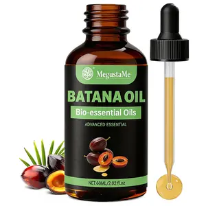 MegustaMe Batana Oil – Strengthens Hair, Prevents Breakage & Split Ends, Moisturizes Scalp, Cold-Pressed, for All Hair Types, 2.02 Fl Oz
