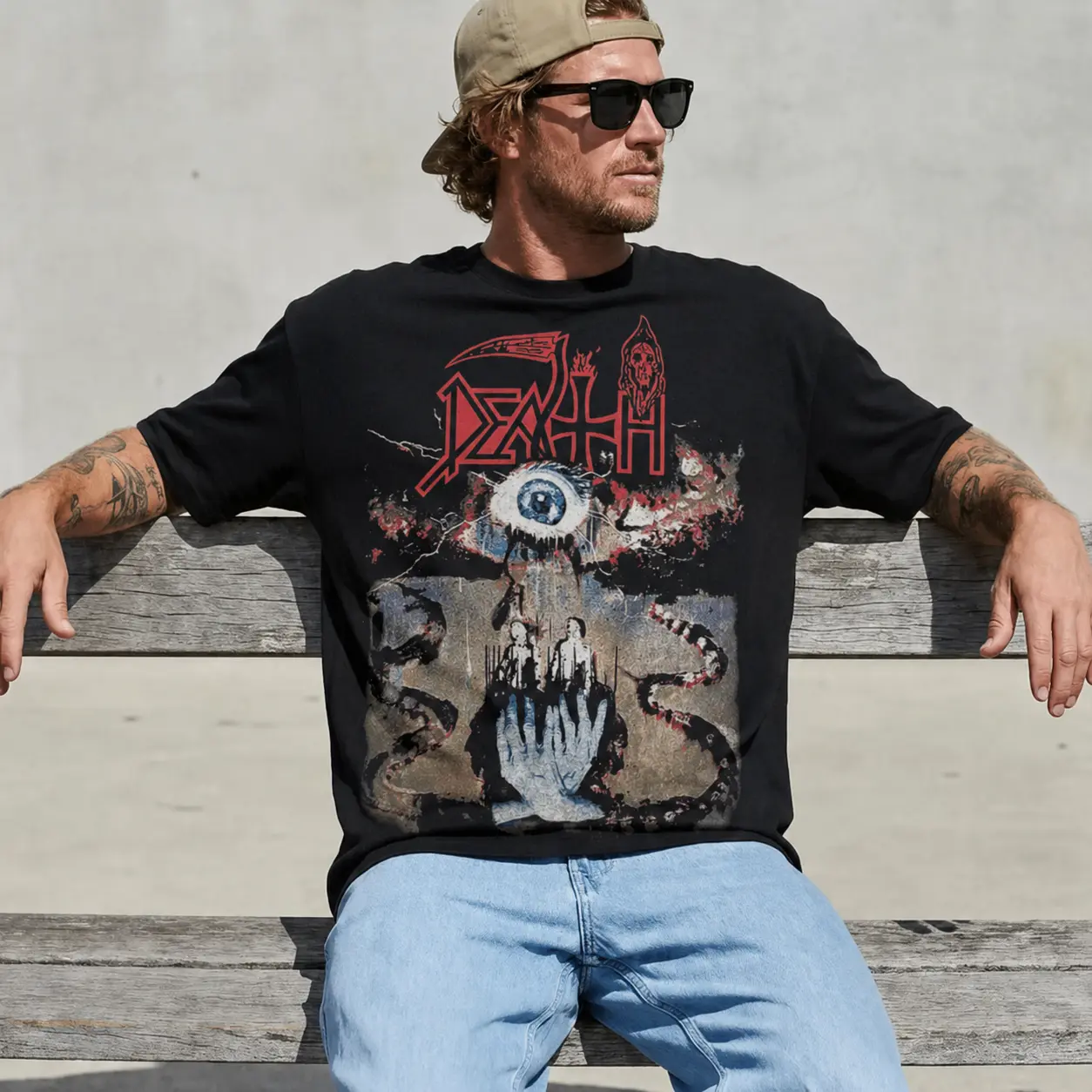 [SALE UP TO 30%] Death Band Symbolic Album ROCK Adult Shirt Black Short Sleeve Tee GE198, Unisex Shirt Made Using 100% US Cotton, Design & Printed In The USA