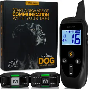 INVIROX X2 Dog Training Collars System For 2 Dogs