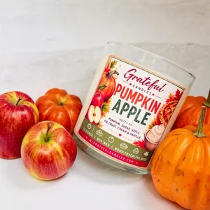 Pumpkin apple candle