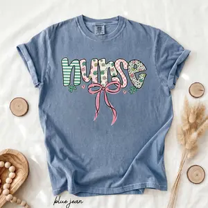 Nurse St. Patrick’s Day T-Shirt, Cute RN Shamrock Clover Graphic Tee, St Paddy’s Day Nurse Shirt, Funny Irish Nurse Gift Top, Medical Holiday Apparel, Cotton Unisex Casual Tee