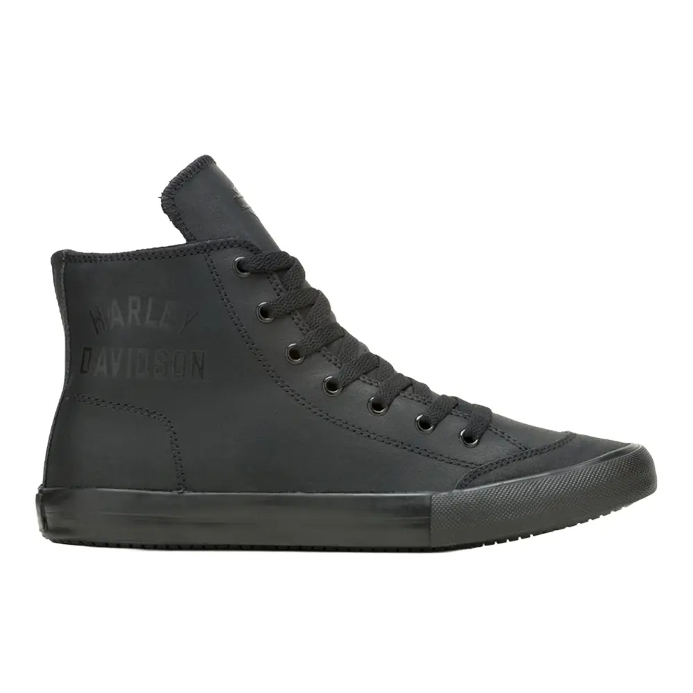 Harley-Davidson Footwear Mens Nathan Lace Up Sneakers Shoes Casual - Black