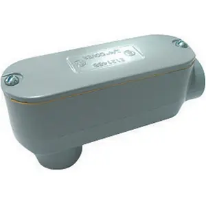 Gampak 02-55645LB 1.05 in. Rigid Type LB Conduit Body, Conduit Box, Wire Pulling