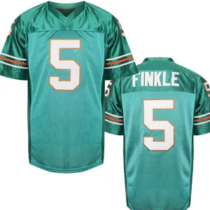 #5 Ray Finkle Ace Ventura Pet Detective Jim Carrey Movie Football Jersey Green
