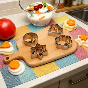 12 pieces of rust resistant stainless steel biscuit cutting machine set with different shapes, made of food safe and durable metal, smooth edges, sharp and clean cutting, and sturdy structure, perfect for home baking and holiday biscuits