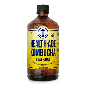 Ginger-Lemon Kombucha Ginger-Lemon Kombucha