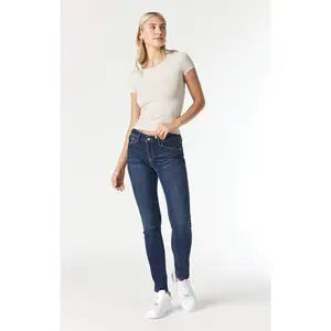 Alexa Skinny Jeans for Women | Mid-Rise Fit in a SuperSoft Stretch Tencel Denim, Classic Dark Wash