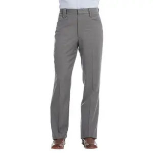 Men's Circle S Grey Poly / Rayon Ranch Dress Pant