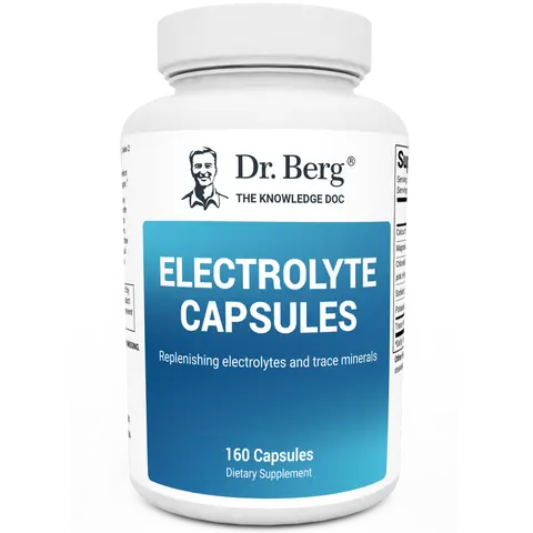Electrolyte Capsules with Potassium and Magnesium -  160 Vegetable Capsules Supplement Healthcare Fitness Edible Dietary Mineral