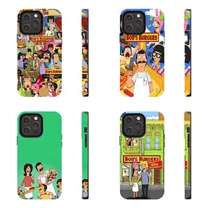 Bob's Burgers Cute Pink Aesthetic Case, Funny Animated TV Show, Fan Gift for iPhone & Samsung for iPhone & Samsung iPhone & Samsung iPhone & Samsung iPhone 17/16/15/14/13/12/11 Pro Max/Plus and Samsung Galaxy S23-25