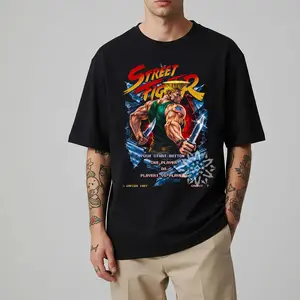 Street Fighter Retro Arcade Graphic T Shirt For Classic Fighting Game Fans HY2090