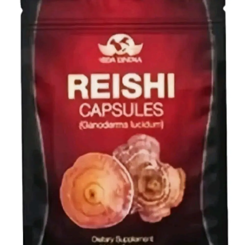 Reishi Capsules Ganoderma lucidum for Daily Wellness Support 90 Vida Divina