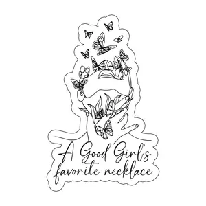A Good Girl's Favorite Necklace 2 Sticker, Smutty, Girls Love Readings, Dark Romance, Smut, Kindle Sticker, Spicy Books Decals, Bookish