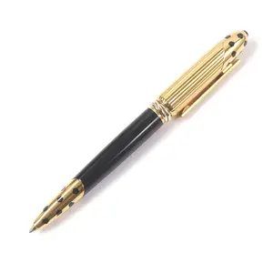 Pre-owned Cartier Stainless Small Leather Goods PANTHERE de Trinity Twist Ballpoint Pen