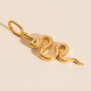 Snake Necklace Charm